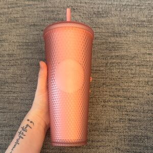 Starbucks 2022 Valentine's Soft Touch Pink Studded Venti (24 oz.) Tumbler